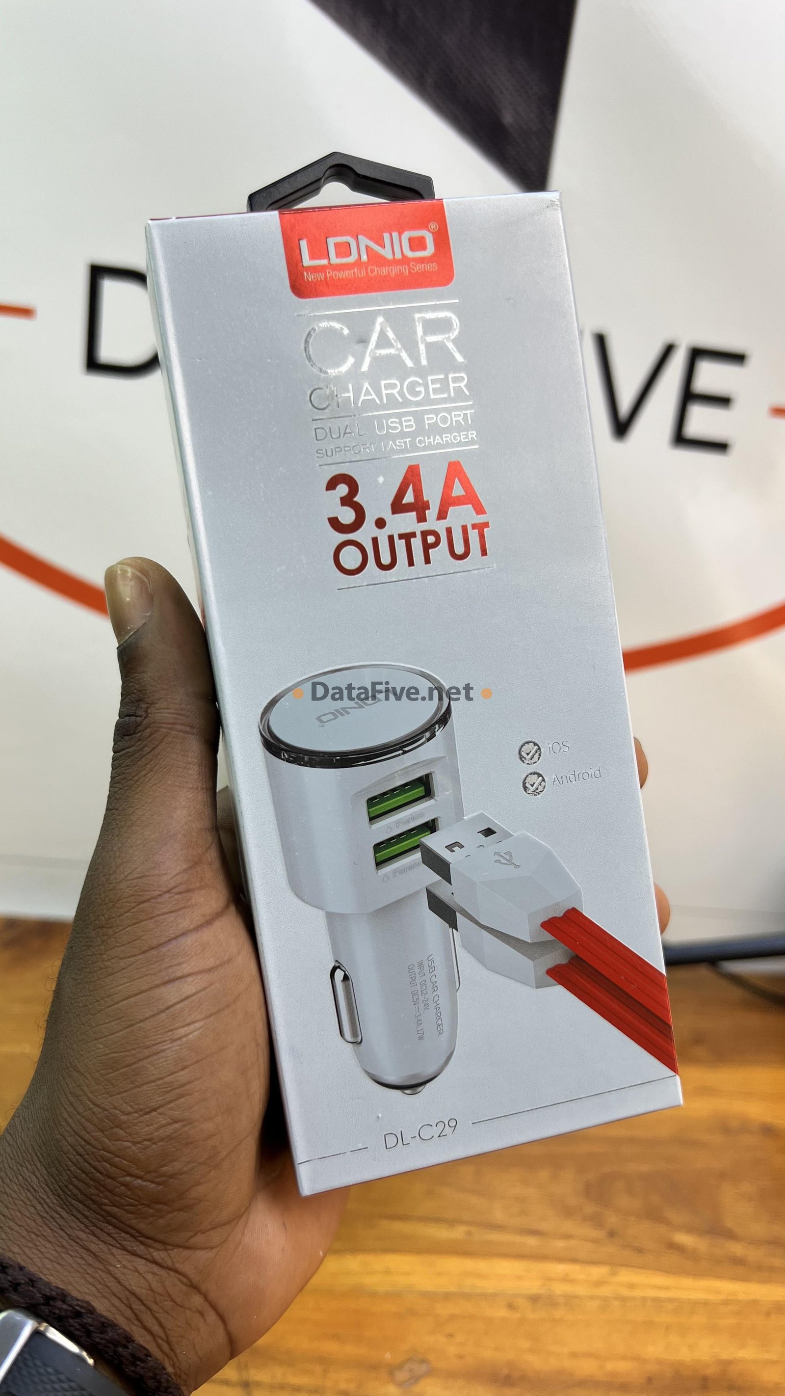 Chargeur pour Voiture LDNIO 3.4A DL-C29