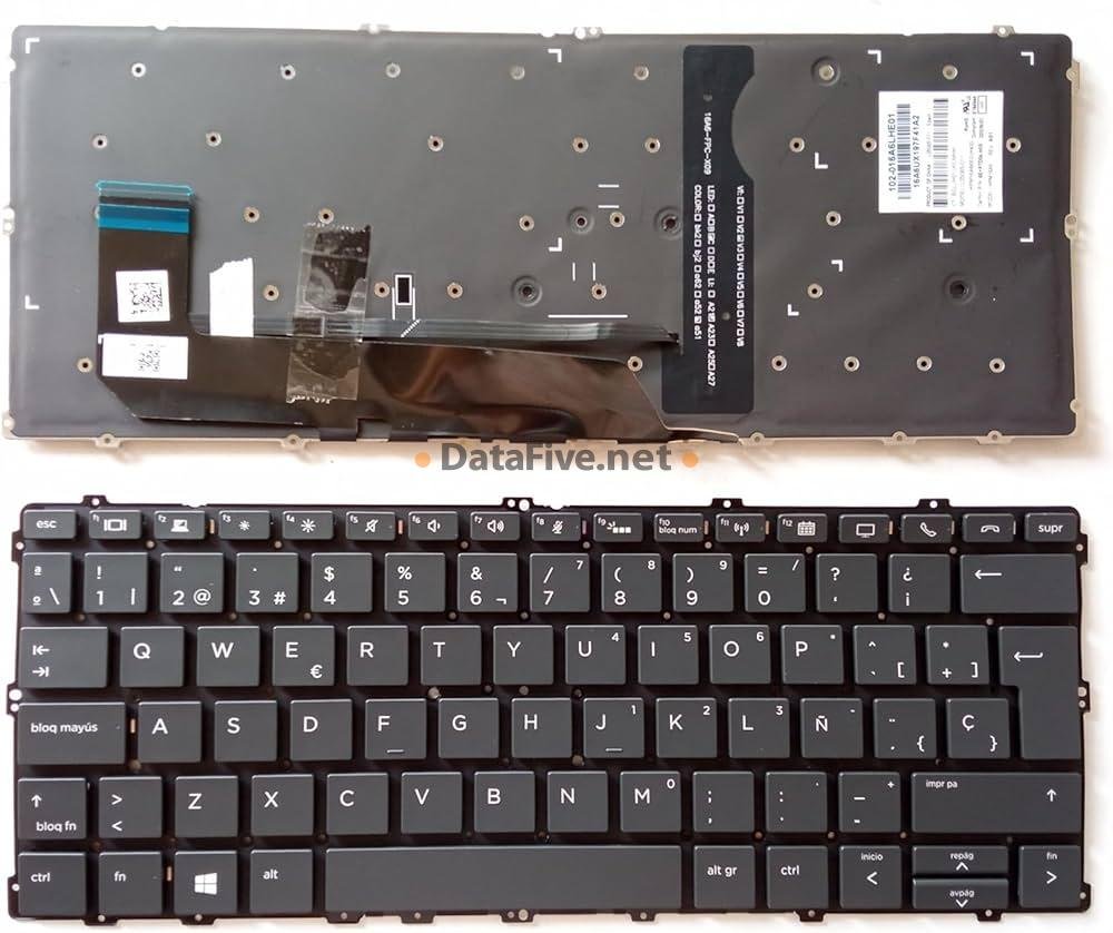 Clavier HP 1030 G2 ( Enter Droit ) - Rétroéclairé - photo principale