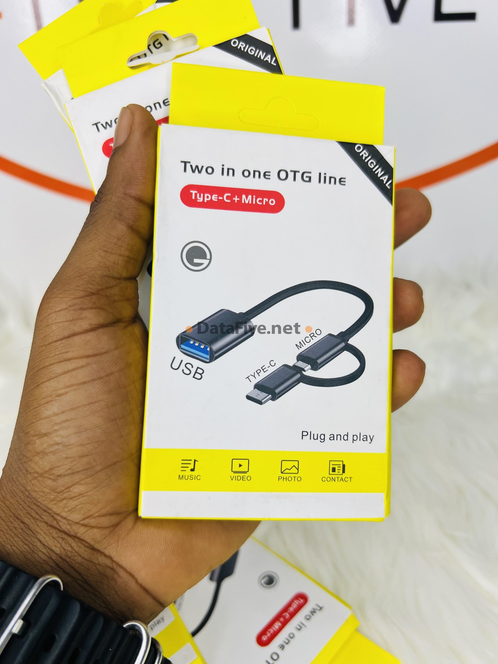 Adaptateur OTG 2 en 1