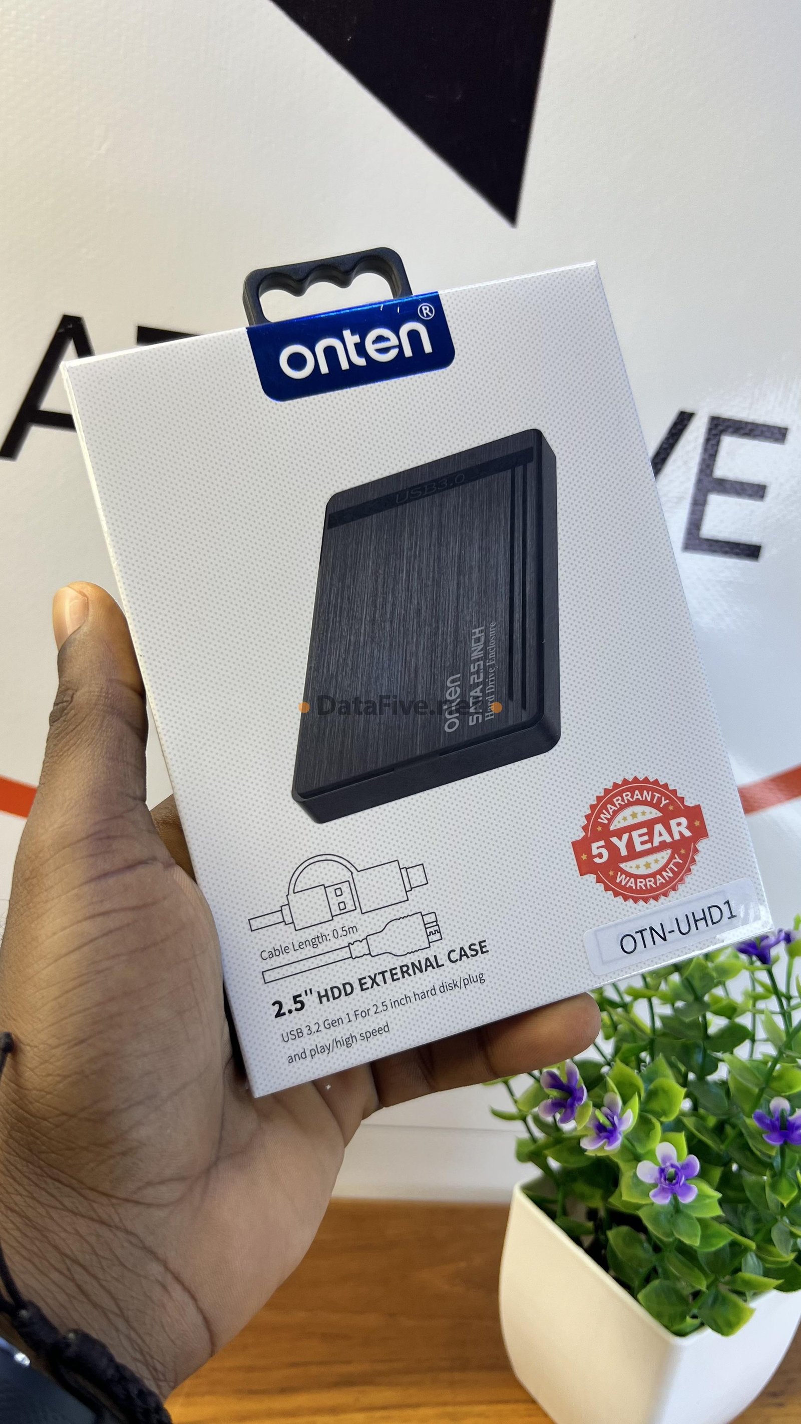 Onten  2.5'' HDD External Case USB 3.2 Gen 1 - photo principale