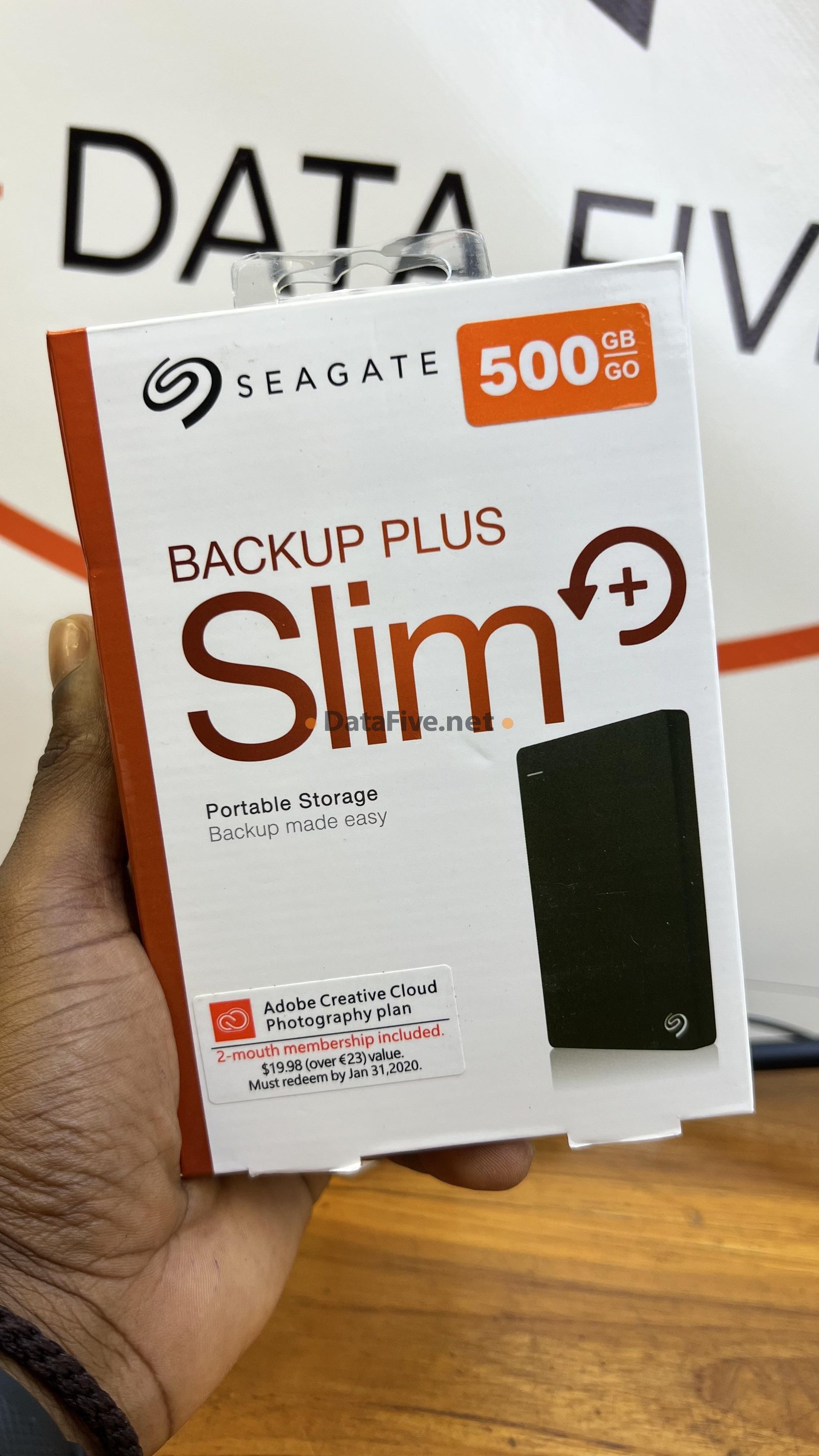 Disque Dur Externe Seagate Backup plus Slim 500GB