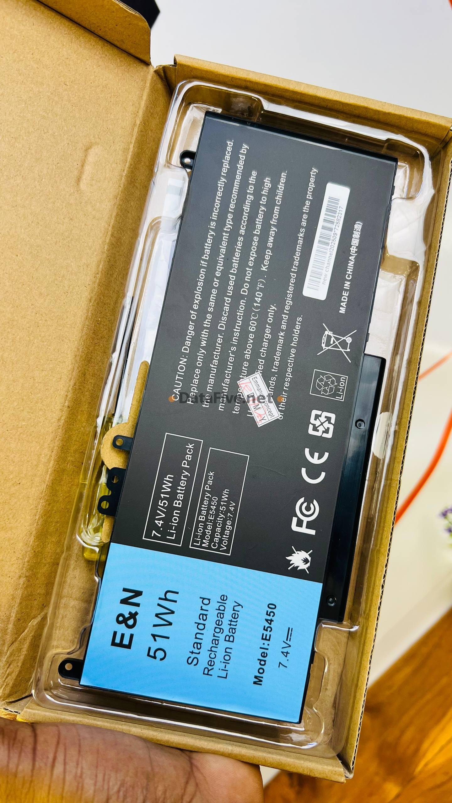 Batterie G5M10 / E5450 / E5550 - Dell - vue 1