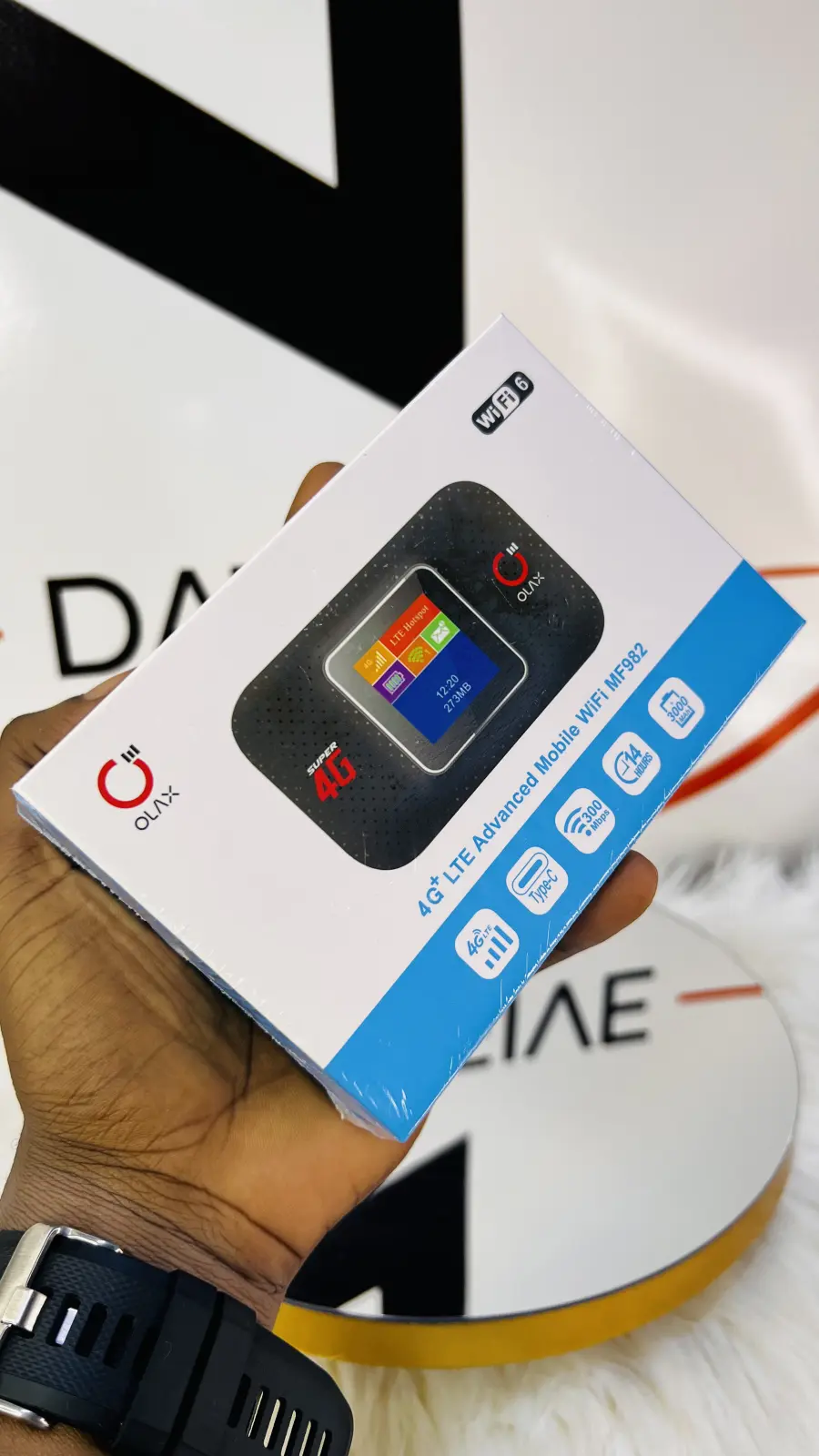 Pocket Wifi Olax 4G + LTE MF982 WIFI 6