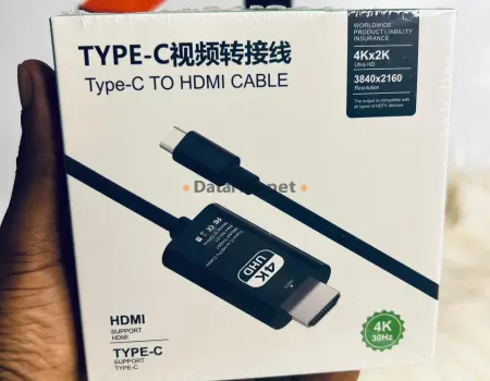 Cable Type C à HDMI 4KUHD
